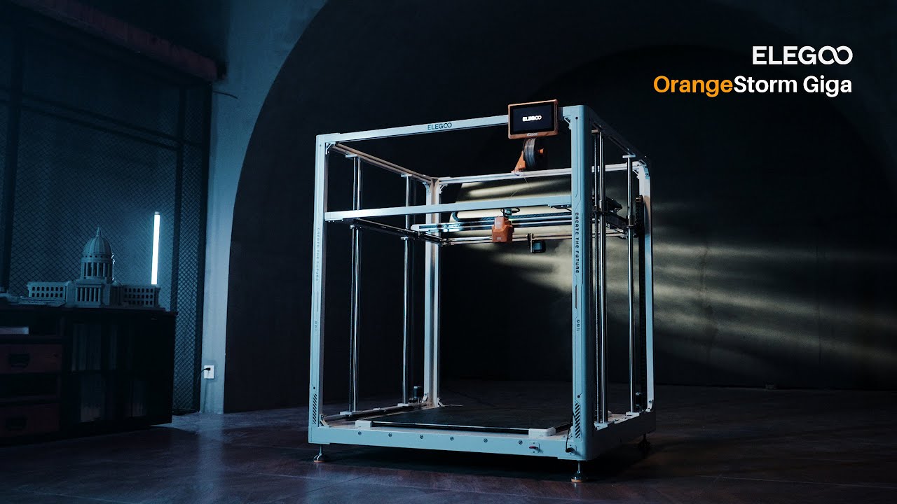 Introducing ELEGOO OrangeStorm Giga: The Gigantic Volume Fast FDM 3D  Printer 
