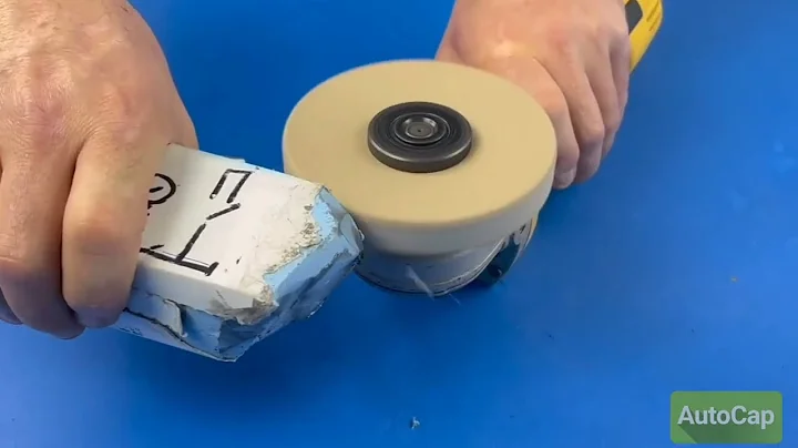 This is not patented? Cardboard + angle grinder=amazing!