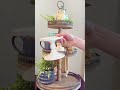 *NEW* The Secret to a Professional Looking Tiered Tray #shorts #winterdecorideas   #tieredtraydecor