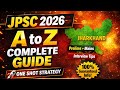 JPSC 2026 💯 Complete Roadmap | Prelims + Mains + Interview🔥