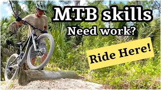 Do this to IMPROVE your mountain bike skills! Jonathan Dickinson State Park Florida