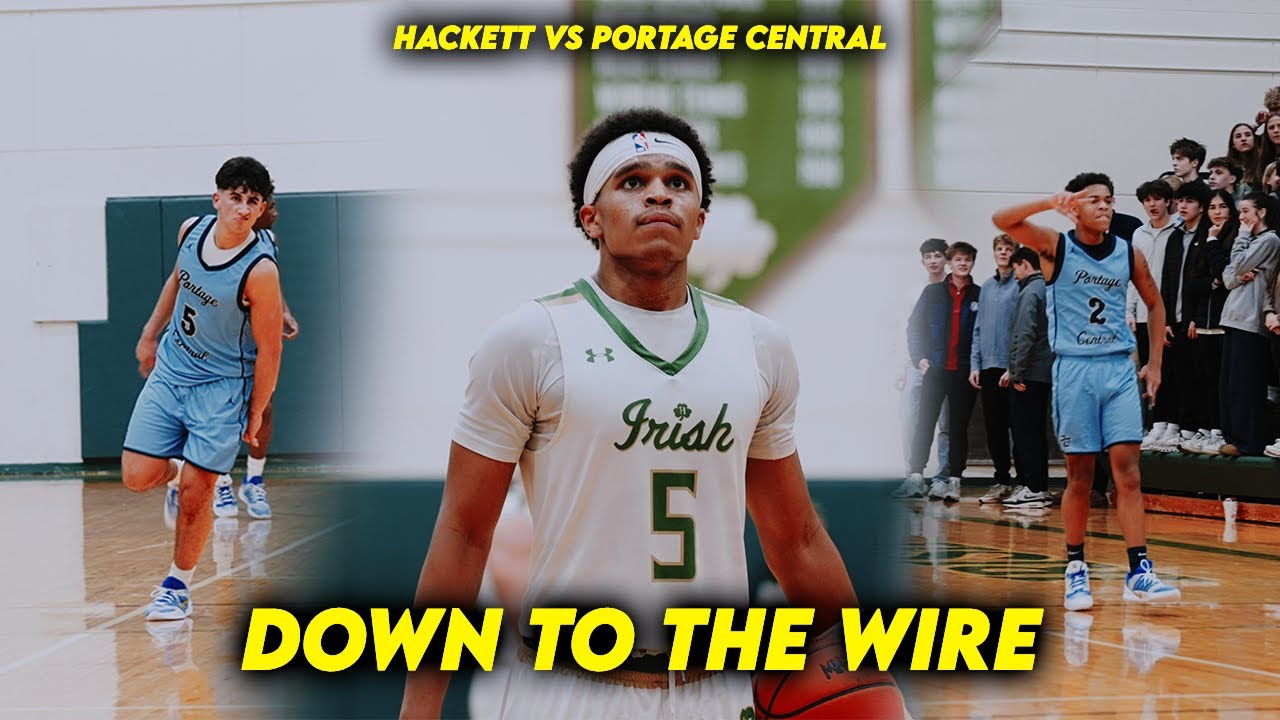 Season Opener DID NOT DISSAPOINT!! Portage Central vs Hackett (Came Down to the Wire)