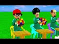 🧩 GIANT SQUID GAME DOLL CHALLENGE! 😱 Scary Teacher vs Granny Puzzle Fails | Funny 3D Animation