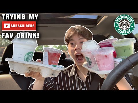 trying-my-subscribers-favorite-starbucks-drinks!!-wow