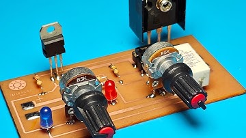How to Make a Voltage and Current Adjustable Short Circuit Protected Adjustable Power Supply 30V/10A