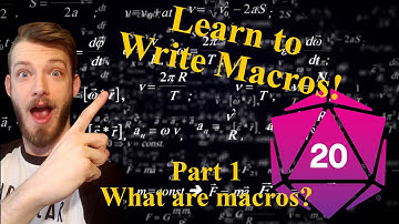 How to Write Macros for Roll20 | Part 1: What are macros?