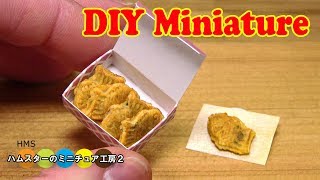 DIY  Miniature Taiyaki　ミニチュアたい焼き作り Fake food