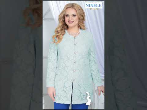 #наряднаяодежда#белорусскийтрикотаж#NINELE2285 Нарядный кружевной жакет