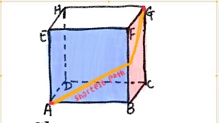 Using Pythagoras theorem to find shortest path (maxi or mini problems in advanced mathematics)