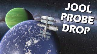 Kerbal Space Program | Jool Probe Descent from Laythe Station (Volumetric Clouds & Storms Showcase)