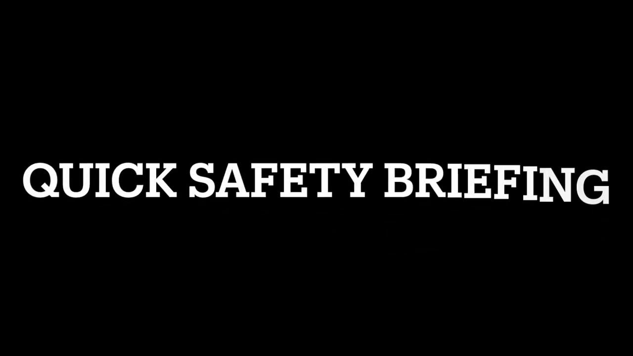 QUICK RANGE SAFETY BRIEFING (2.5 MINUTES) YouTube