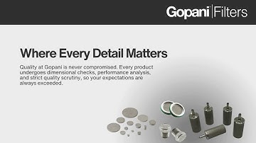 Advanced Filtration with Porous Metal Technology | Sintered Metal Filters by Gopani