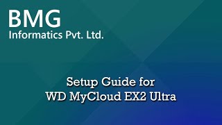 WD MyCloud EX2 Ultra Setup Guide