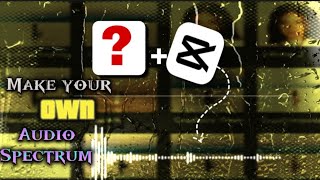 How to make audio spectrum in mobile | #capcut tutorial | #capcutediting | screenshot 1