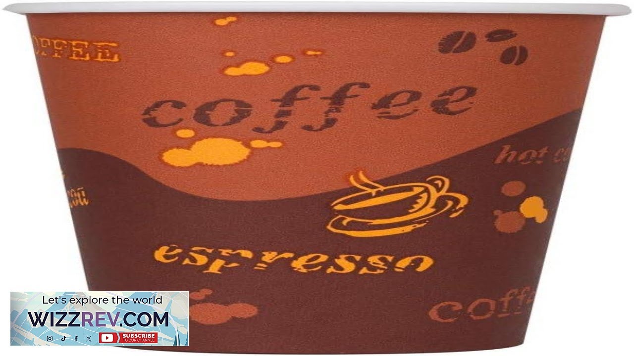 Karat 12 oz Paper Hot Coffee Cups 1000 ct Disposable Leak Resistant Double