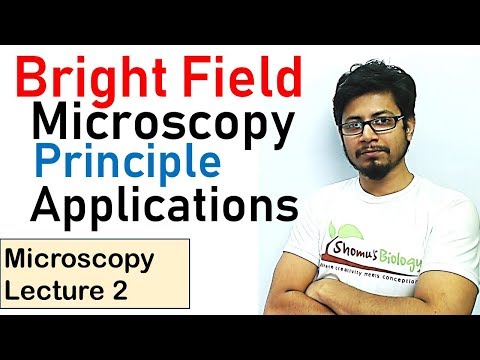 Bright field microscopy principle and working | light microscopy lecture