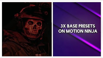 3x Motion Ninja Presets With Codes!