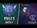 KT Finals - Poules - Mu Cephei vs CoL - Match 1
