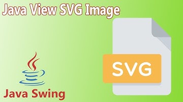 How to view svg image in java swing