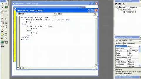 El Mayor de Tres Numeros - VISAL BASIC 6.flv