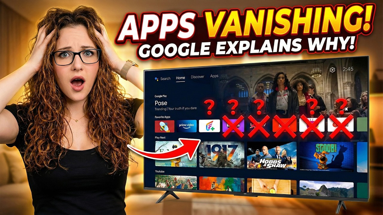 🚨 Apps Are Disappearing on Android & Google TV – Google Explains Why 🚨 ...