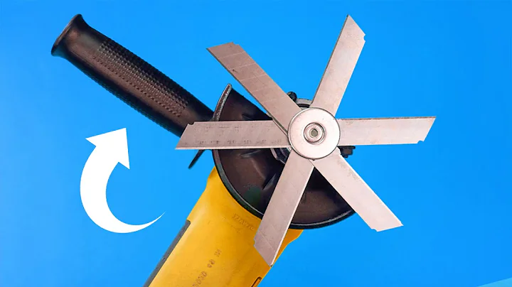 Why it is Not Patented? Insert Cardboard Into Angle Grinder and Amazed