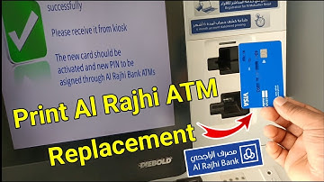 Al Rajhi Atm Card Replacement | Al Rajhi Atm Card Lost Damage Print New Card | Print Al Rajhi Card