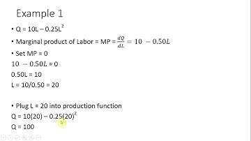 How to Solve for Maximum Output from Total Product Function