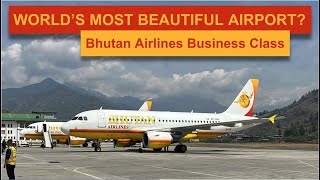 BEAUTIFUL PARO AIRPORT: Flying Bhutan Airlines from Paro