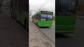 Автобус №8 Средняя школа №13 - Привокзальная площадь МАЗ 105.465
