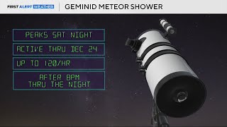 How to watch the Geminids meteor shower in Colorado, where over 100 meteors per hour could be seen