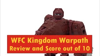 War For Cybertron Kingdom Warpath Review.