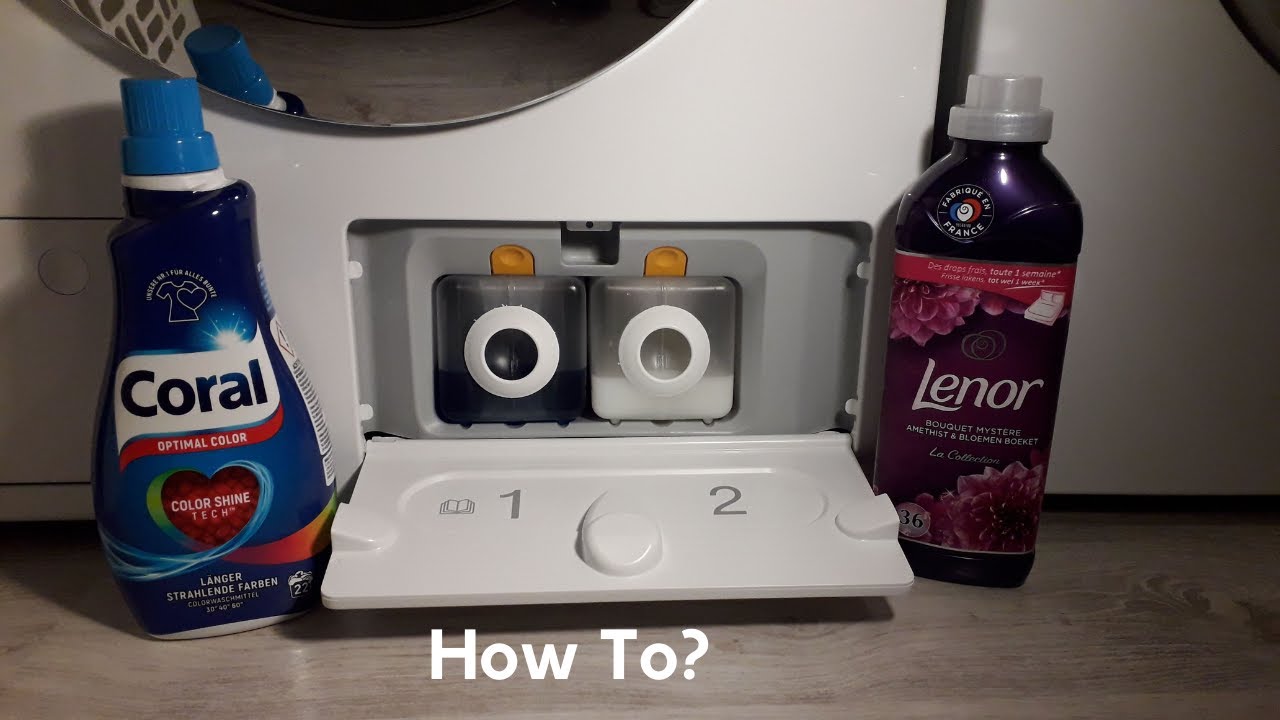 Vloeibaar hoop bus How To Clean The TwinDos System And Use The Refill Dispenser In a Miele W1  TwinDos Washing Machine? - YouTube