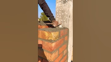 Column hacking ✅ Before 🧱work #hacking #bricklaying #columncasting #ytshorts #civilsitework