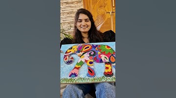 Elephant String art🥰#youtubeshorts #stringart #customisedgifts #returngifts #gifts #loveart