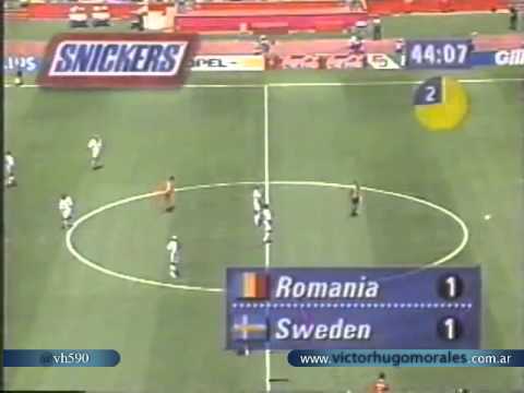 Rumania 2 Suecia 2 (4-5) (Relato Jose Gabriel) Mundial 1994 Los goles