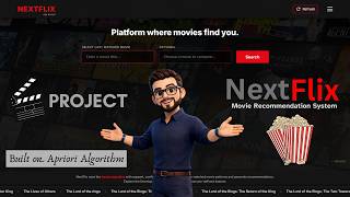 NextFlix: Movie Recommendation System Using Apriori Algorithm | Python + Flask Project