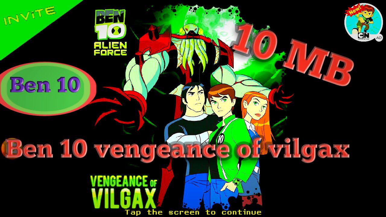 Ben 10 vengeance of vilgax [10MB for android mobile phone