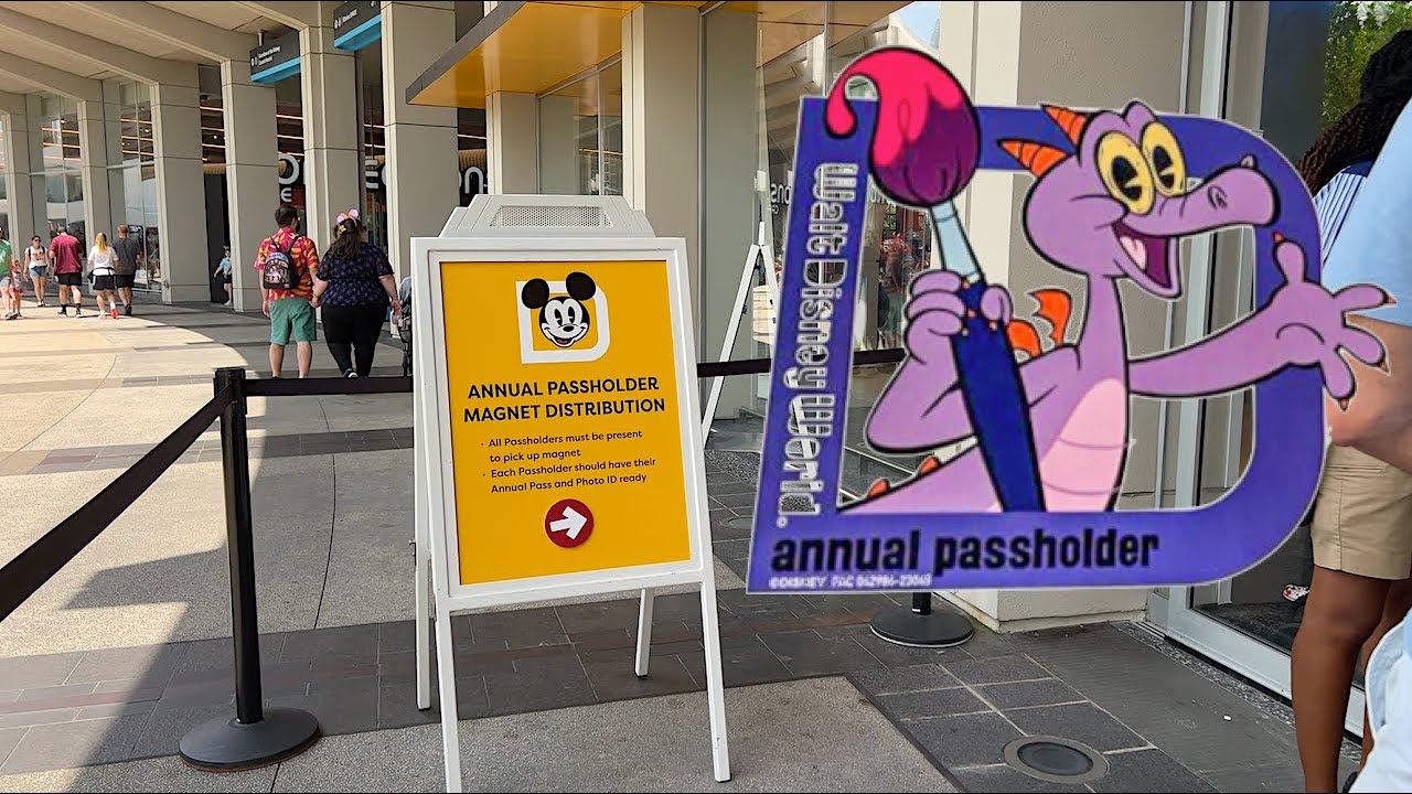 Disney Annual Pass Holder Figment Magnet