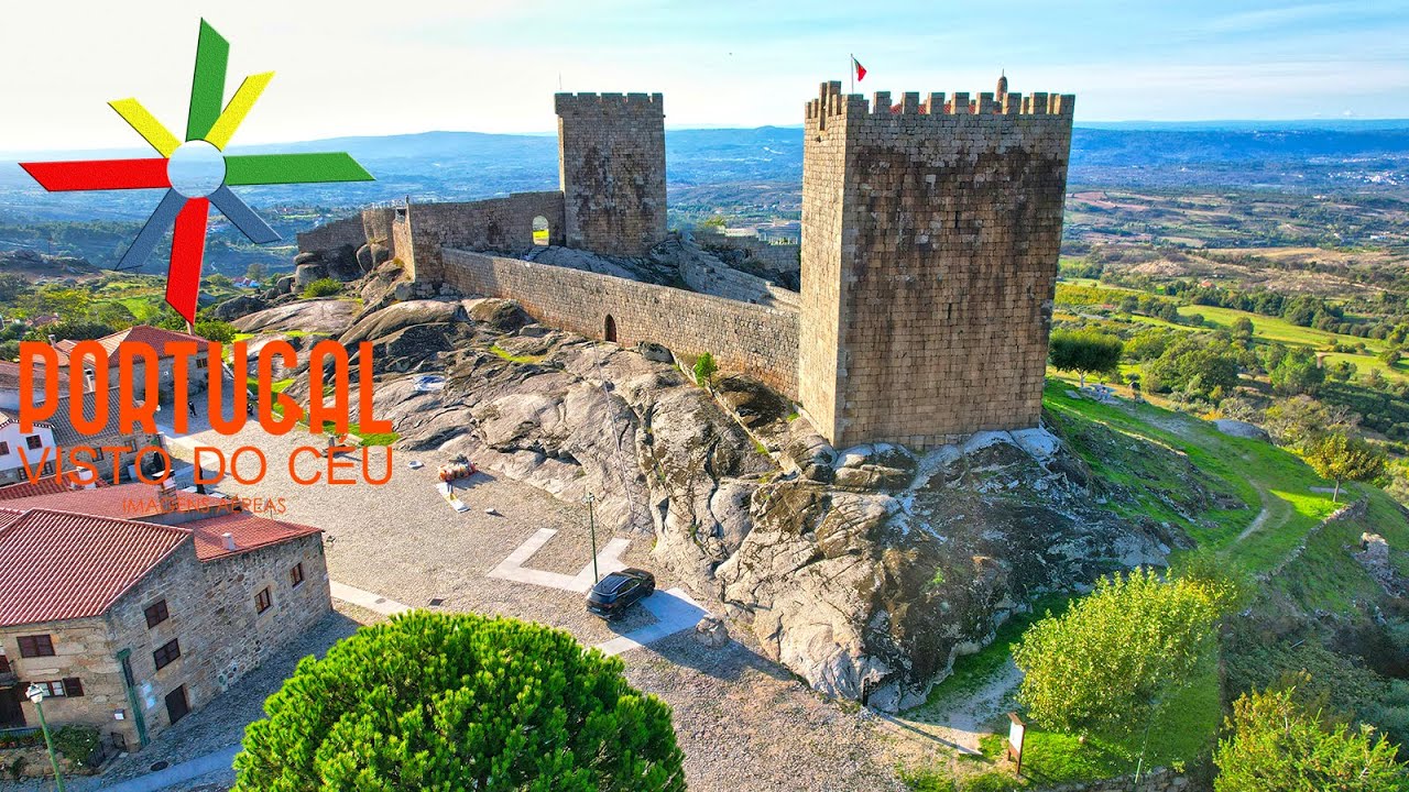 Castelo de Linhares da Beira 🏰 Linhares da Beira castle 🪂 Celorico da Beira - 4K UltraHD