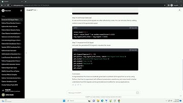Generate ECG signal from array in python