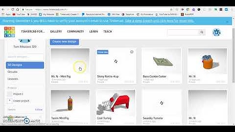 Video #1: Welcome to TinkerCAD