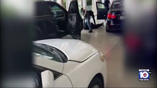 Suspect arrested after violent road rage attack in which he claimed to be cop