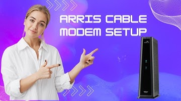 Arris Cable Modem Setup | Do It Yourself