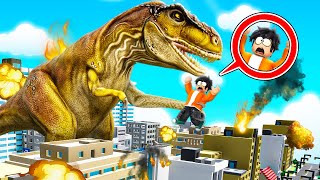 I Became a DINOSAUR in Roblox !!!