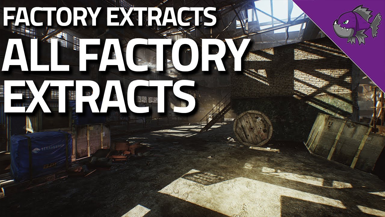 Escape From Tarkov Factory Map - EFT Loot and extraction points