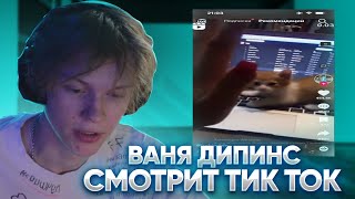 ВАНЯ ДИПИНС СМОТРИТ ТИК ТОК / ДИПИНС ТИК ТОК / ДИПИНС СМОТРИТ