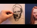Drawing A Portrait From A Photo Using Conceptualized Forms Combined With Comparative Measuring