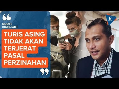 Wamenkumham Tegaskan Turis Asing yang Datang ke Indonesia Tidak Akan Dikenakan Pasal Perzinahan