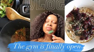 Vlog:Gym|what I eat in a day|morning skincare routine |2020| South African Youtuber